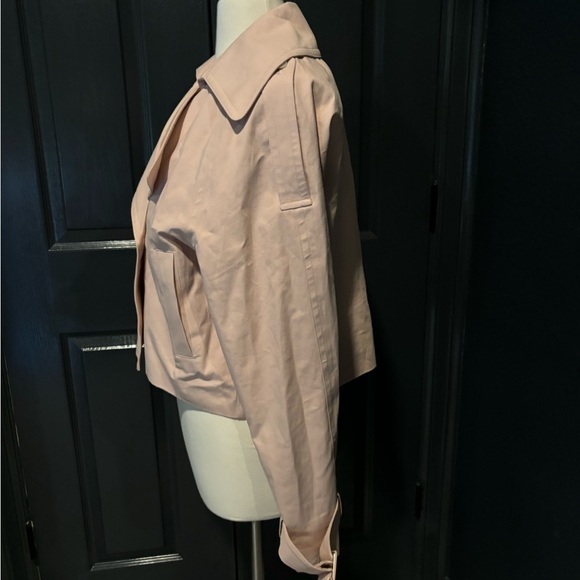 Women's Pink Double-Breasted Jacket - Picture 2 of 5